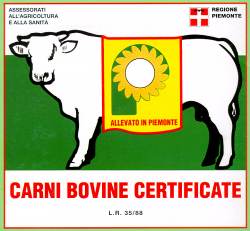Marchio Carni Bovine Certificate