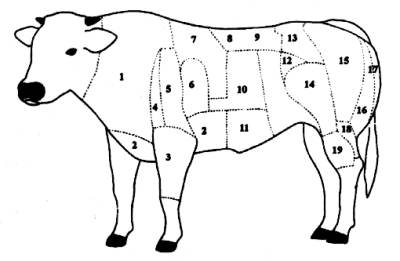 Schema dei tagli