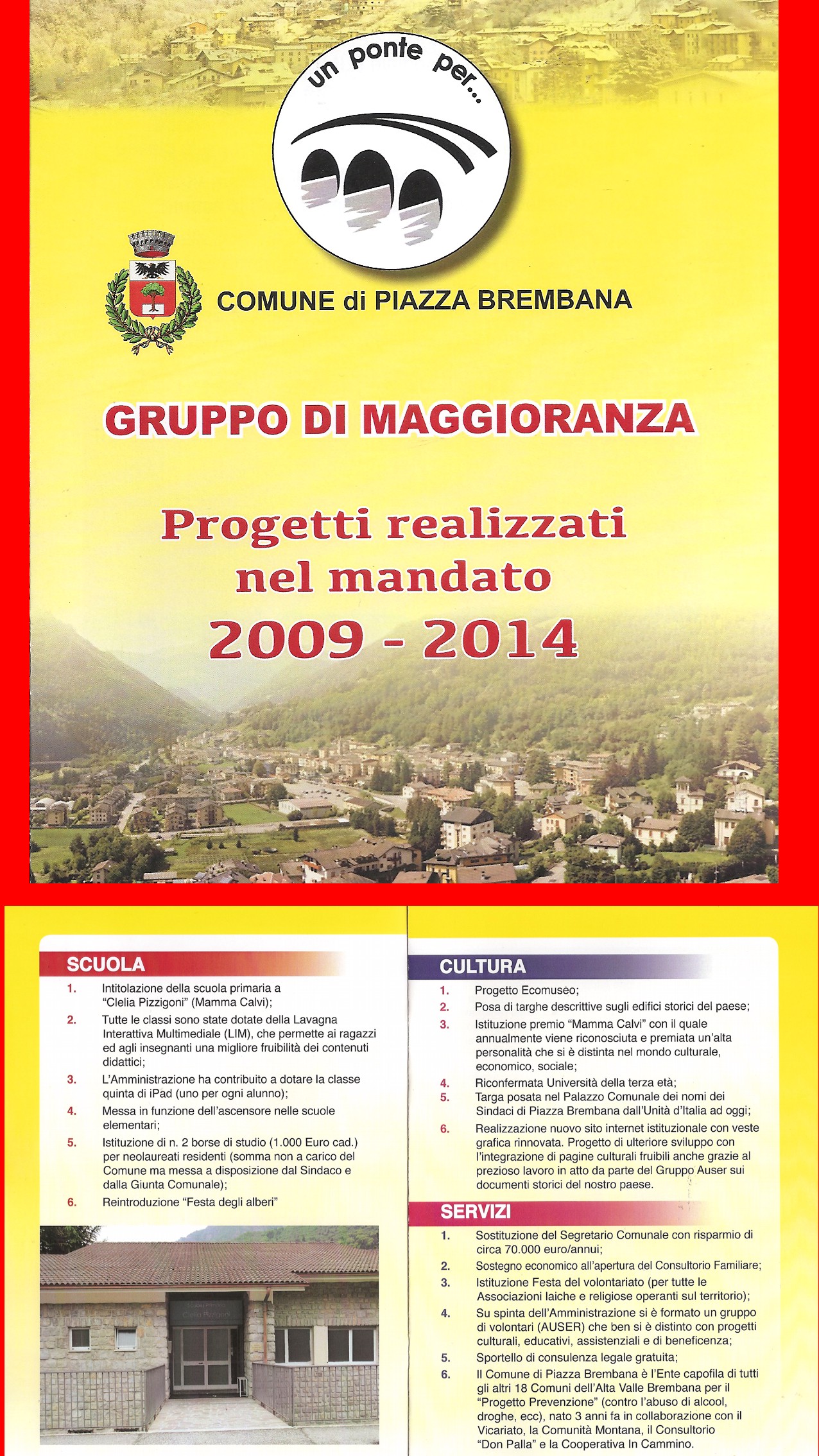 Municipio di Piazza Brembana; Ufficio del Sindaco